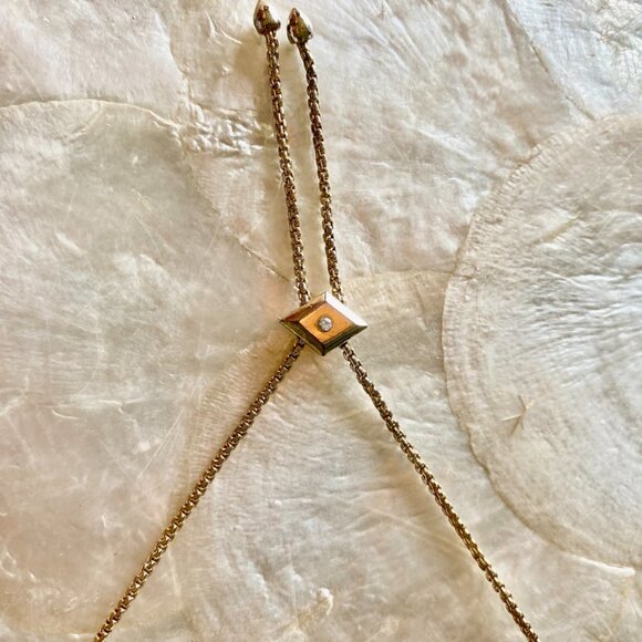 3 For $25! Gold Tone Slider Bracelet - Picture 3 of 5